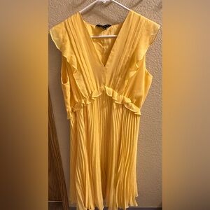 Yellow Banana Republic dress